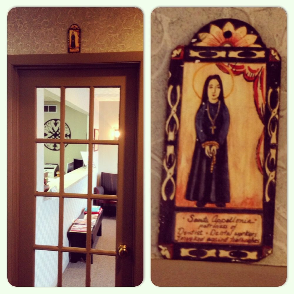 St Apollonia, patron saint of dentists, all saints day, Darlene Sand Wall DMD, dentistry