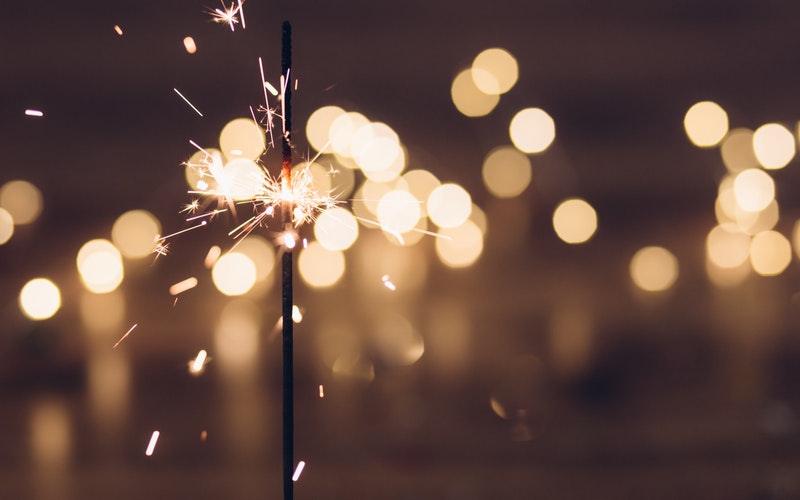 sparkler, new year, Darlene Sand Wall DMD, dentistry